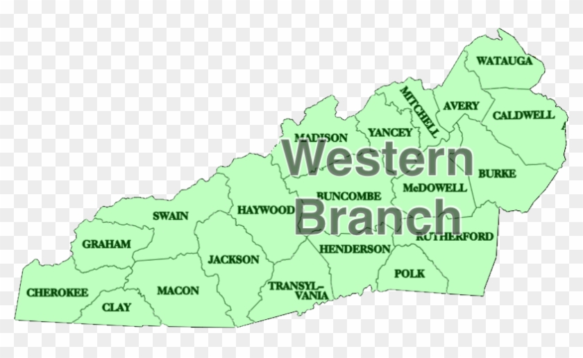 Nc County Map Shaded - Atlas Clipart