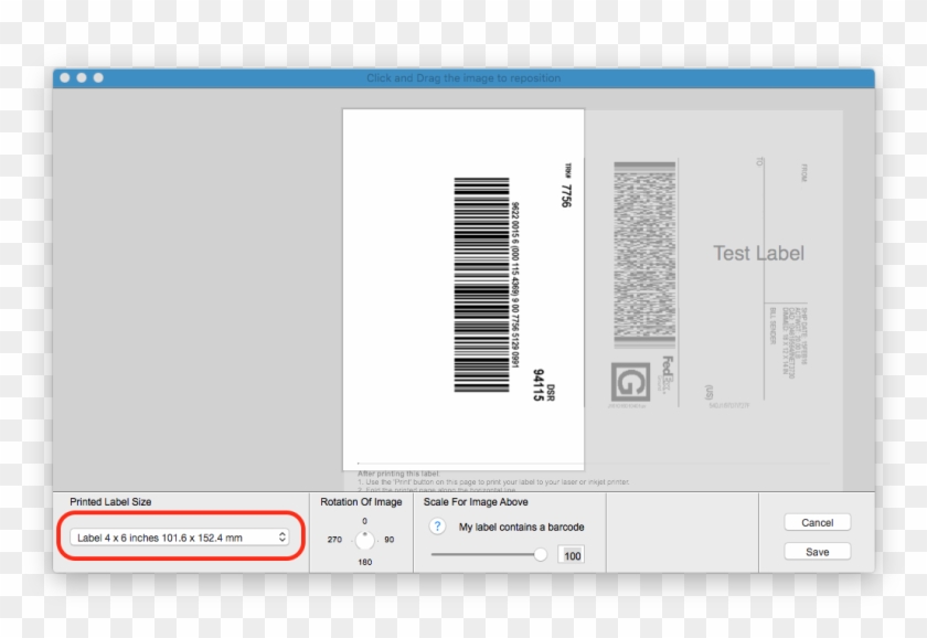 A Window Will Open Underneath This Window In The Utility - Fedex Thermal Printer Clipart #2091997