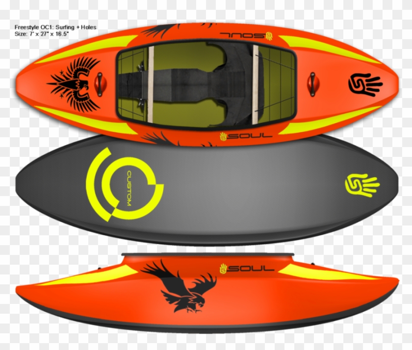 Kayak Clipart Wooden Canoe - Surfboard - Png Download #2092602