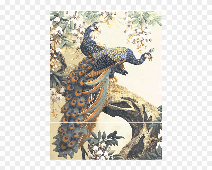 Peacock Poster - Painting By Number Peacock Clipart