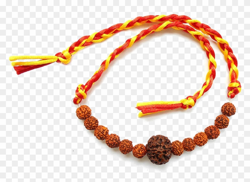 Rudraksha Beads Rakhi Png High-quality Image - Rudraksh Rakhi Clipart #2092863