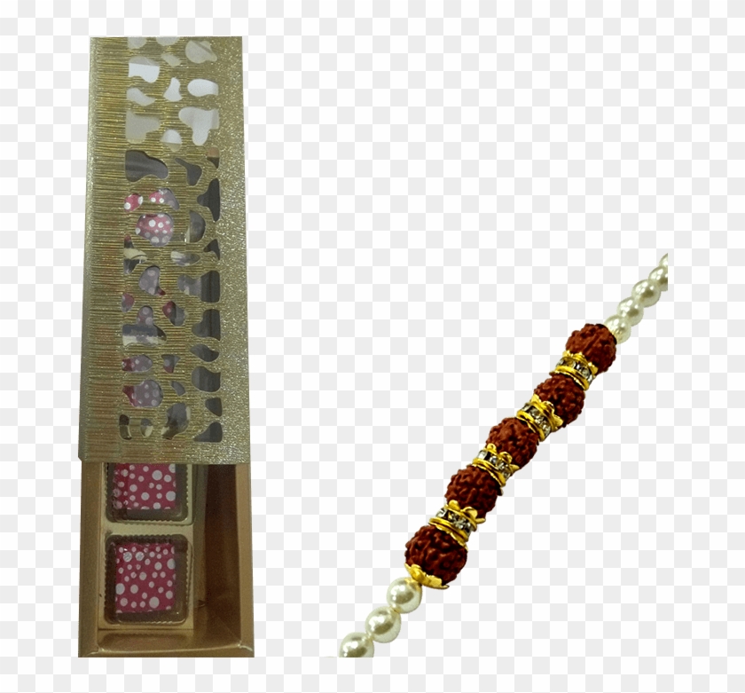 Exclusive Designer Rakhis With Chocolates - Bead Clipart #2092900