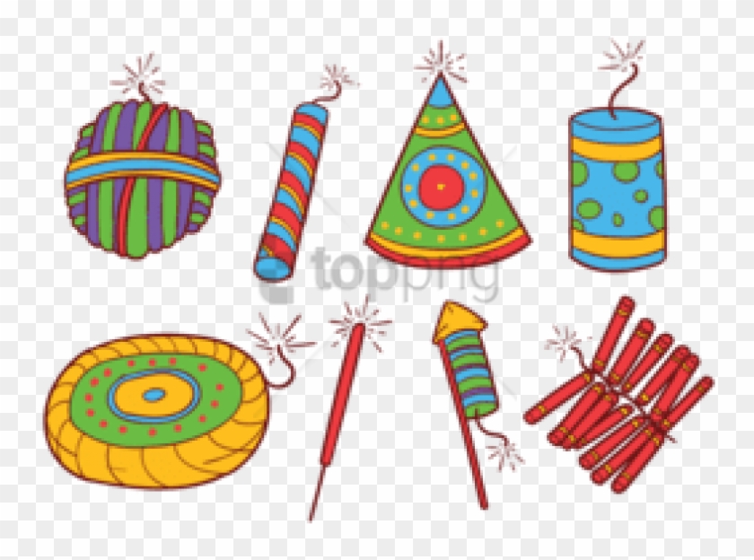 Free Png Diwali Sky Crackers Png Png Image With Transparent - Diwali Crackers Images For Drawing Clipart #2093052
