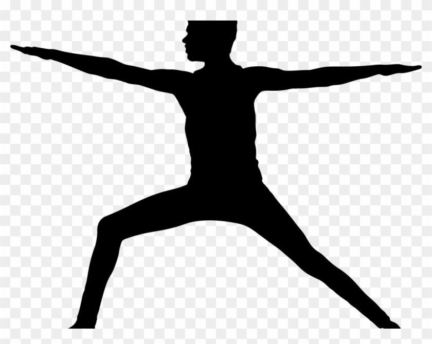 Yoga Clipart Silhouette - Yoga Person Silhouette Png Transparent Png