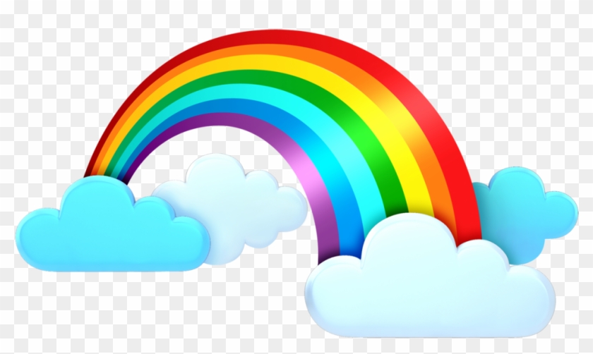 Rainbow Clipart Cute Frames Illustrations Hd Images - Cute Rainbow Clip Art - Png Download #2093452