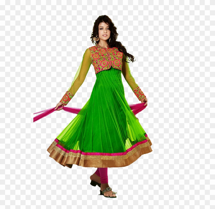 Suit Clipart Salwar Suit - Png Download