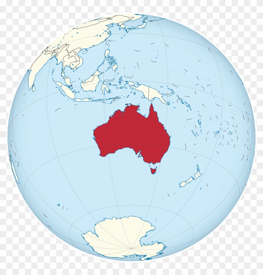 Australia On The Globe - Aboriginal Deaths In Custody Statistics Clipart #2093810