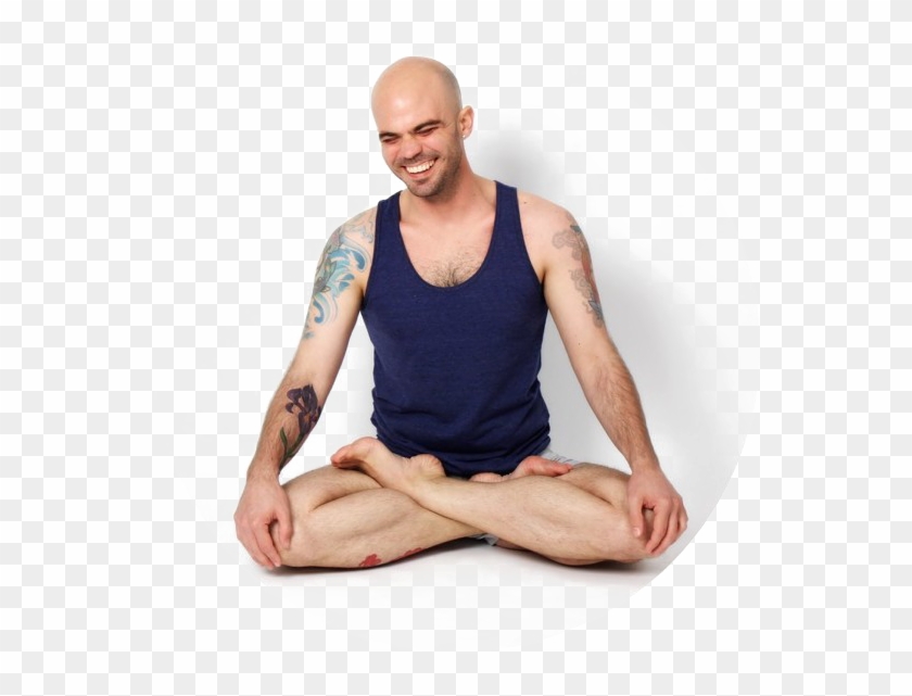 Yoga Man Png Clipart - Man Meditating Transparent Png #2093907