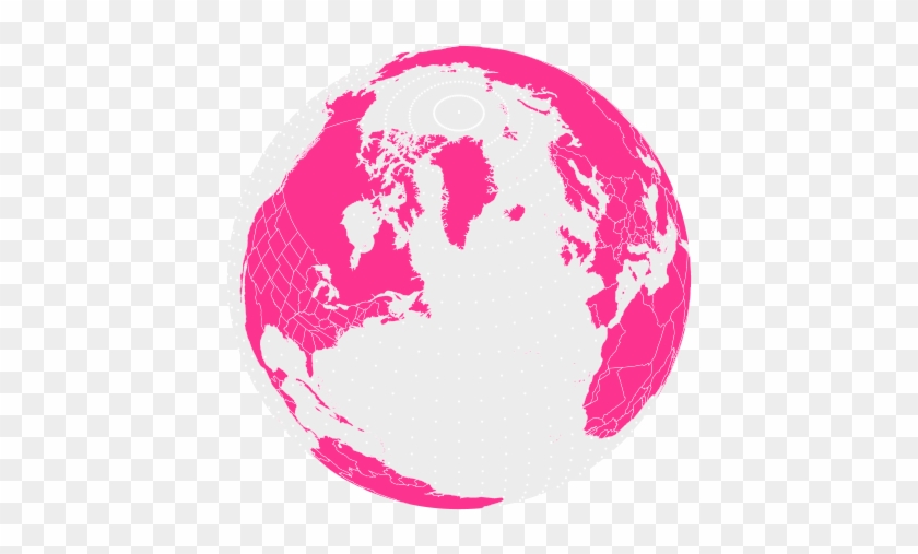 Final Product With All Countries Clipped To The Visible - Globe Transparent Background Png #2093911