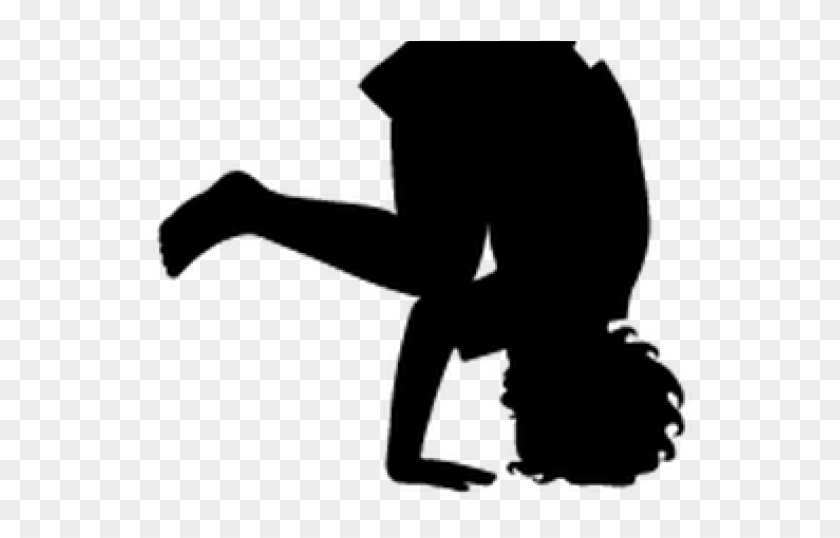 Yoga Clipart Shadow - Silhouette - Png Download