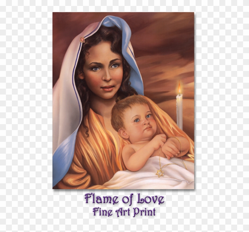 Mother Mary With Jeshua ~ Artwork By Glenda Green , Clipart #2094190