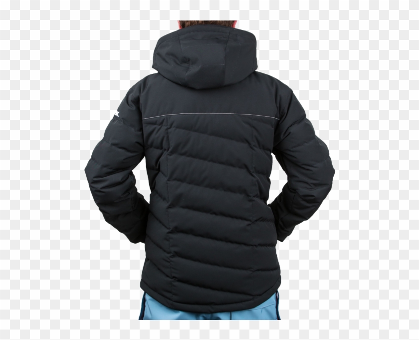 Men's Shelter Parka Black Back Clipart #2094260