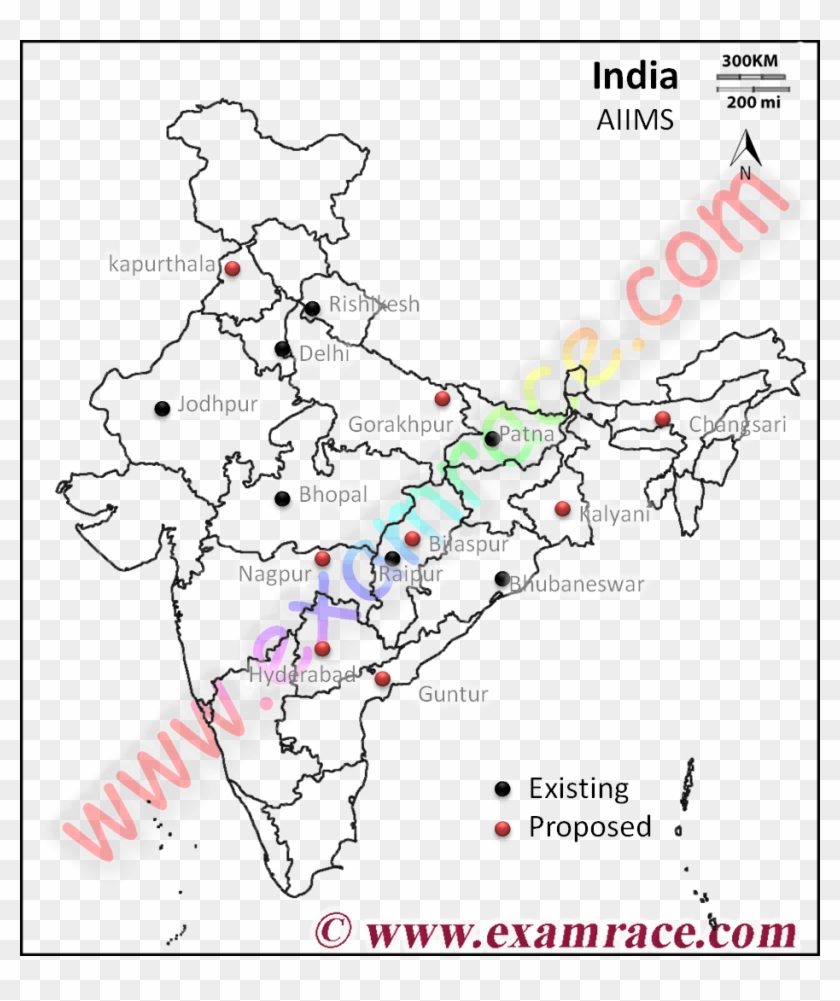Location Of Foundation Stone Of Aiims Clipart