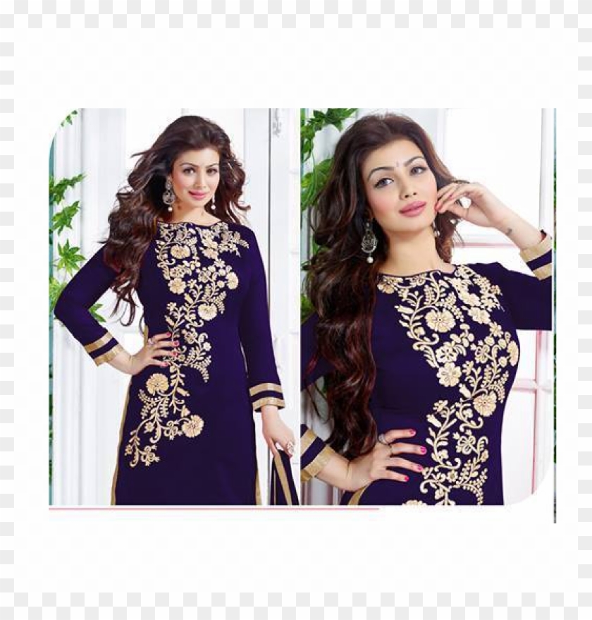 Indian Designer Bollywood Party Wear Anarkali Salwar - Shalwar Kameez Clipart #2094529