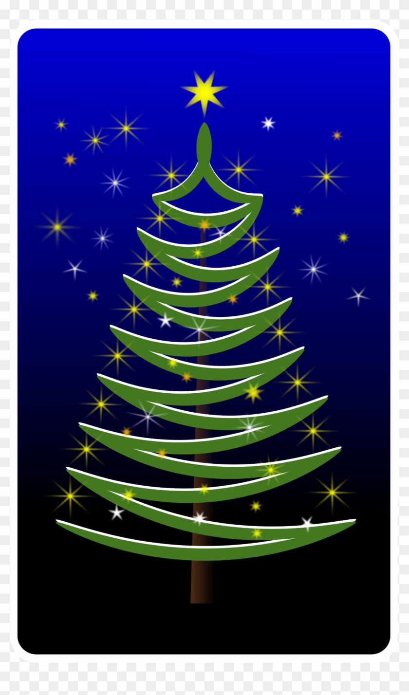 Big Image - Arvore De Natal Estilizada Clipart