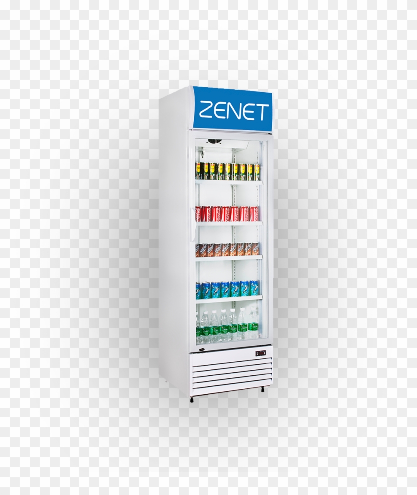 Zenet Upright Single Door Chiller - Shelf Clipart #2094812