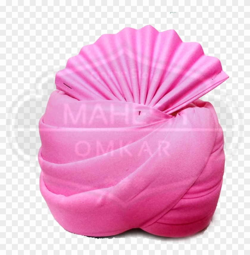Pink Color Plain Turban - Tissue Paper Clipart #2094814