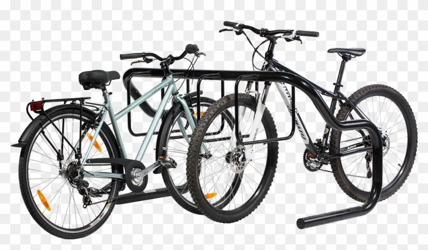 Bicycle Clipart Bike Rack - Hybrid Bicycle - Png Download