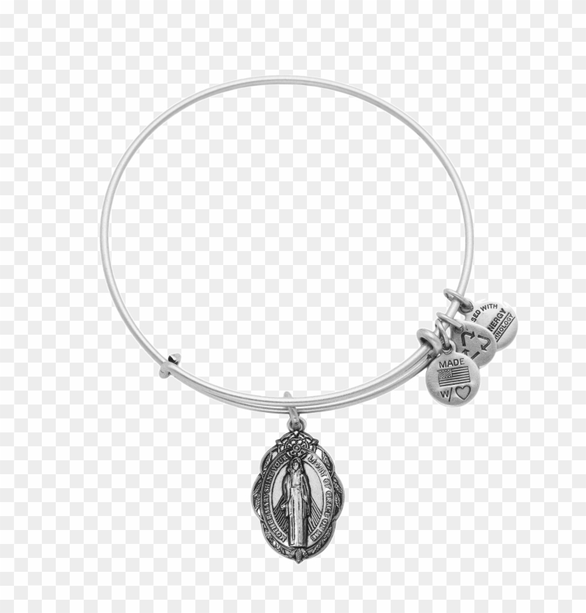 Alex & Ani Mother Mary Silver Bangle A14eb21rs - Daughter Alex And Ani Clipart #2095271