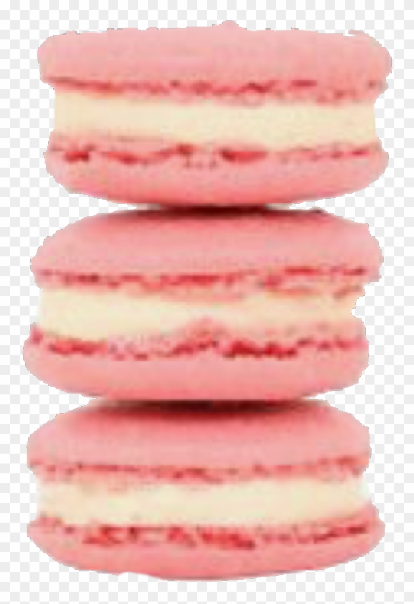 #pink #cute #macaroon #sweets #nice #sweet #niche #polyvore - Sandwich Cookies Clipart #2095532