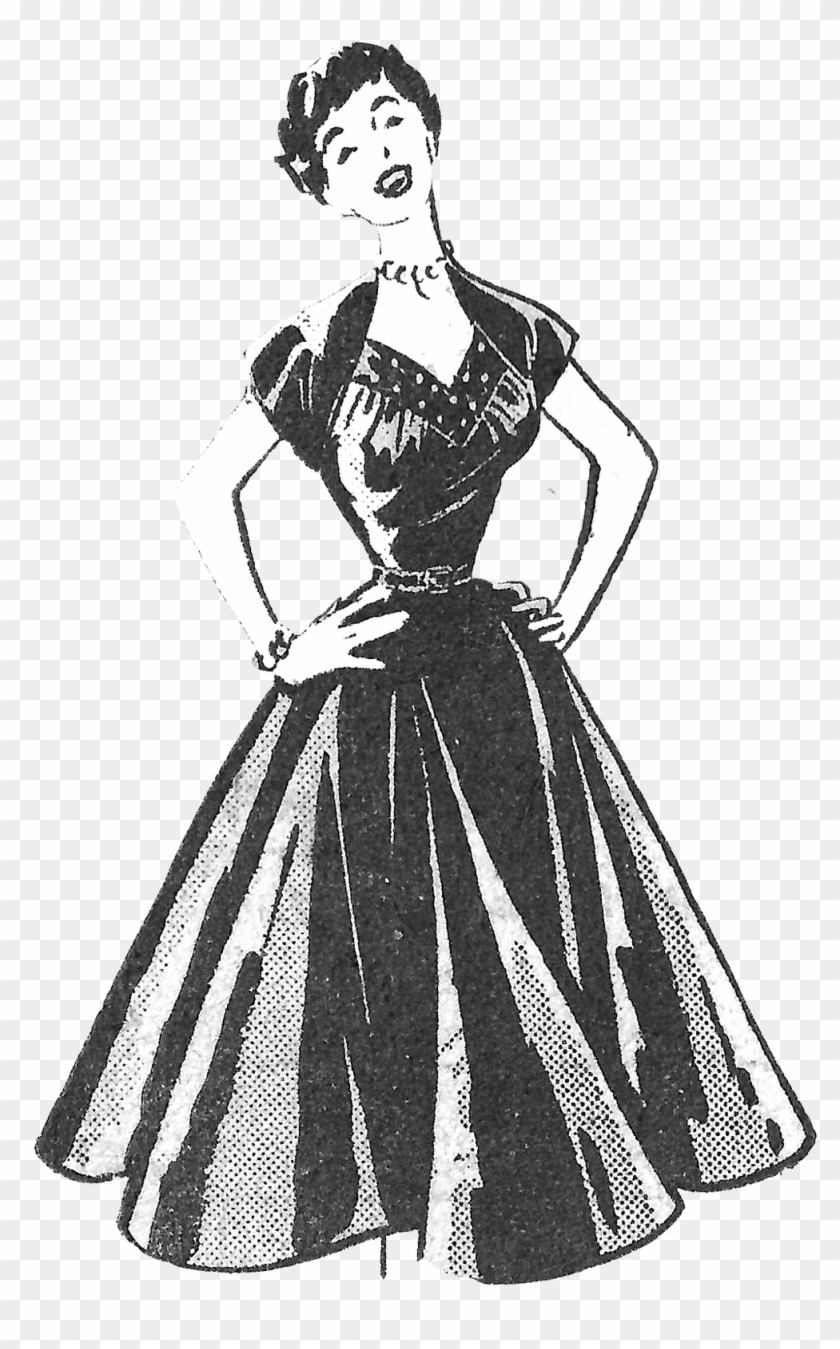 Pin By Mary Barnes Ekobena On Assorted - Vintage Clothing Clipart