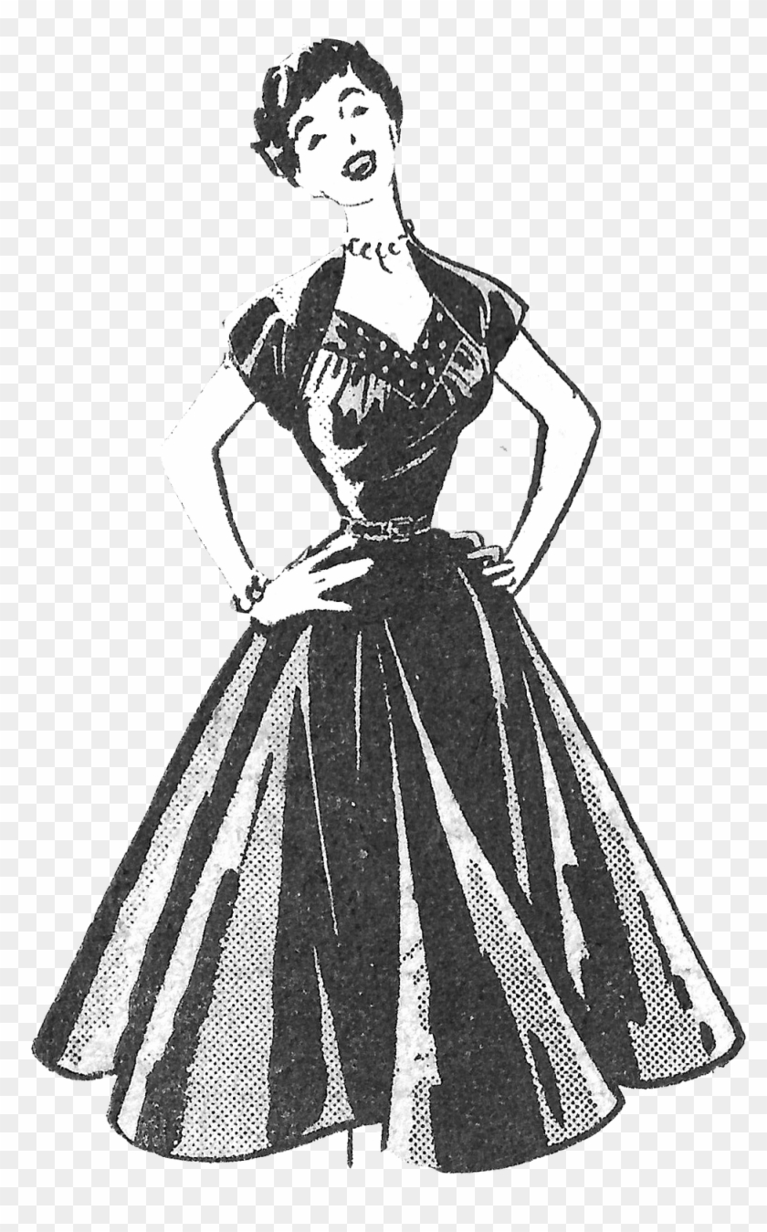 Pin By Mary Barnes Ekobena On Assorted - Vintage Clothing Clipart #2095871
