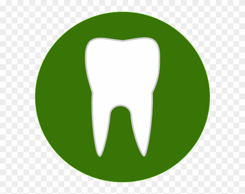 Dental Tooth At Vector Png Image Clipart - Green Location Icon Png Transparent Png #2095905