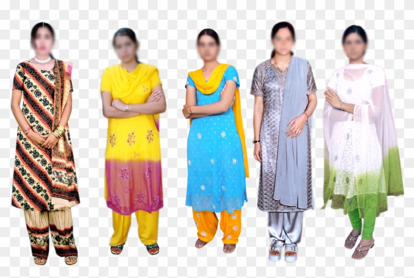 Punjabi Dress For Ladies Clipart #2095912