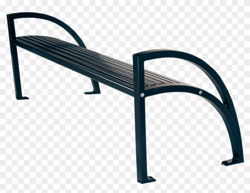 Modena Straight Bench All Metal - Outdoor Bench Clipart #2096075