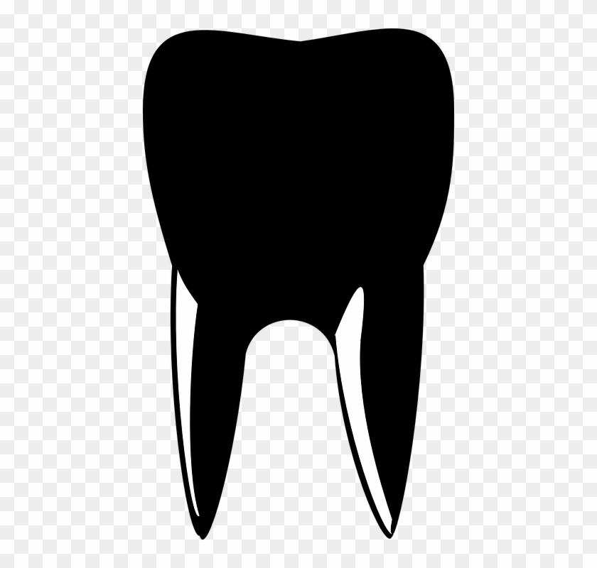 Tooth Clipart Vector Tooth Clipart Vector Tooth Clipart - Black Teeth Clipart - Png Download