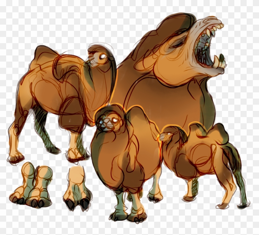 Teeth Clipart Camel - Even Toed Ungulates - Png Download #2096420