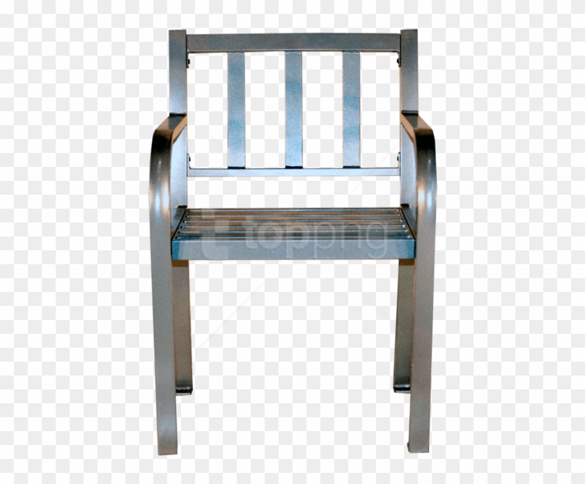 Free Png Park Bench Front View Png Image With Transparent - Chair Clipart #2096607