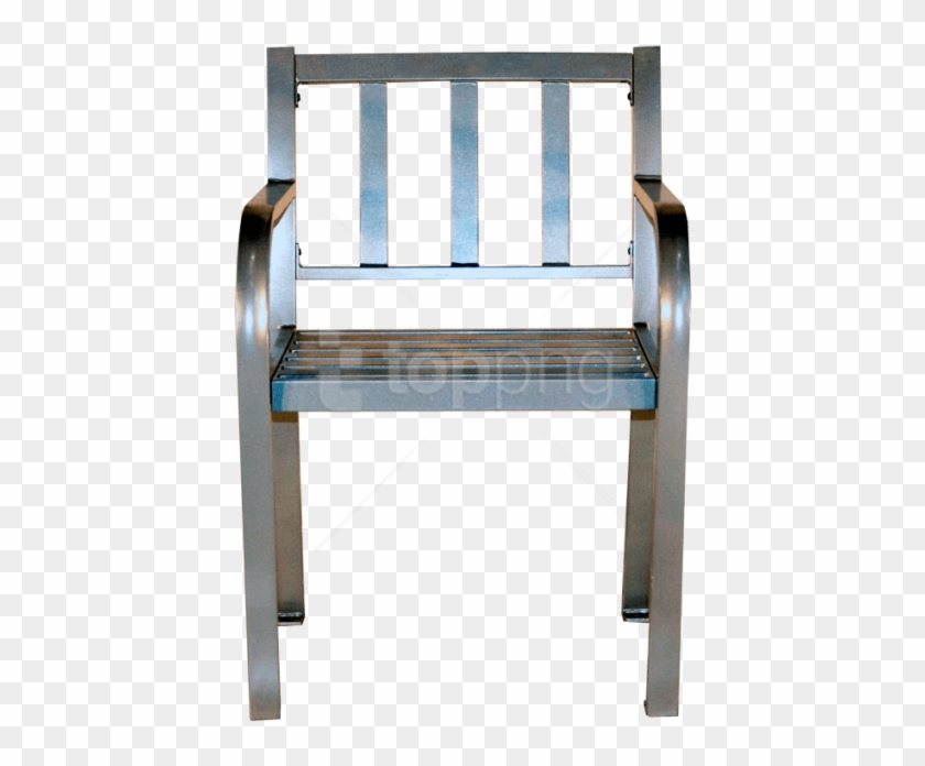Free Png Park Bench Front View Png Image With Transparent - Chair Clipart