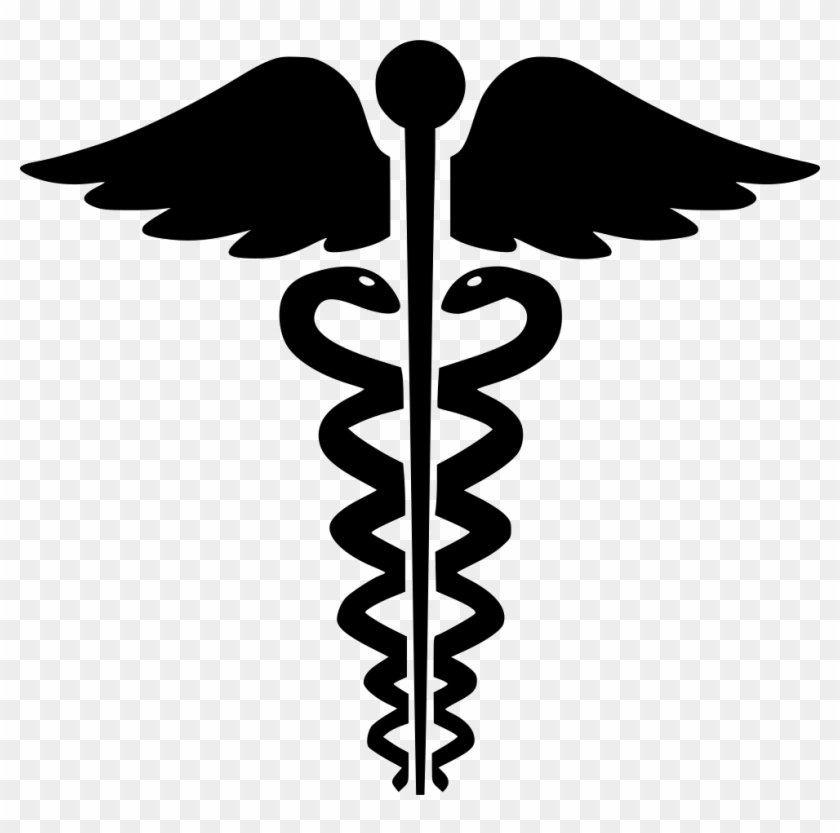 Doctors Symbol Png - Round Shape Cadeuce Clipart #2096655