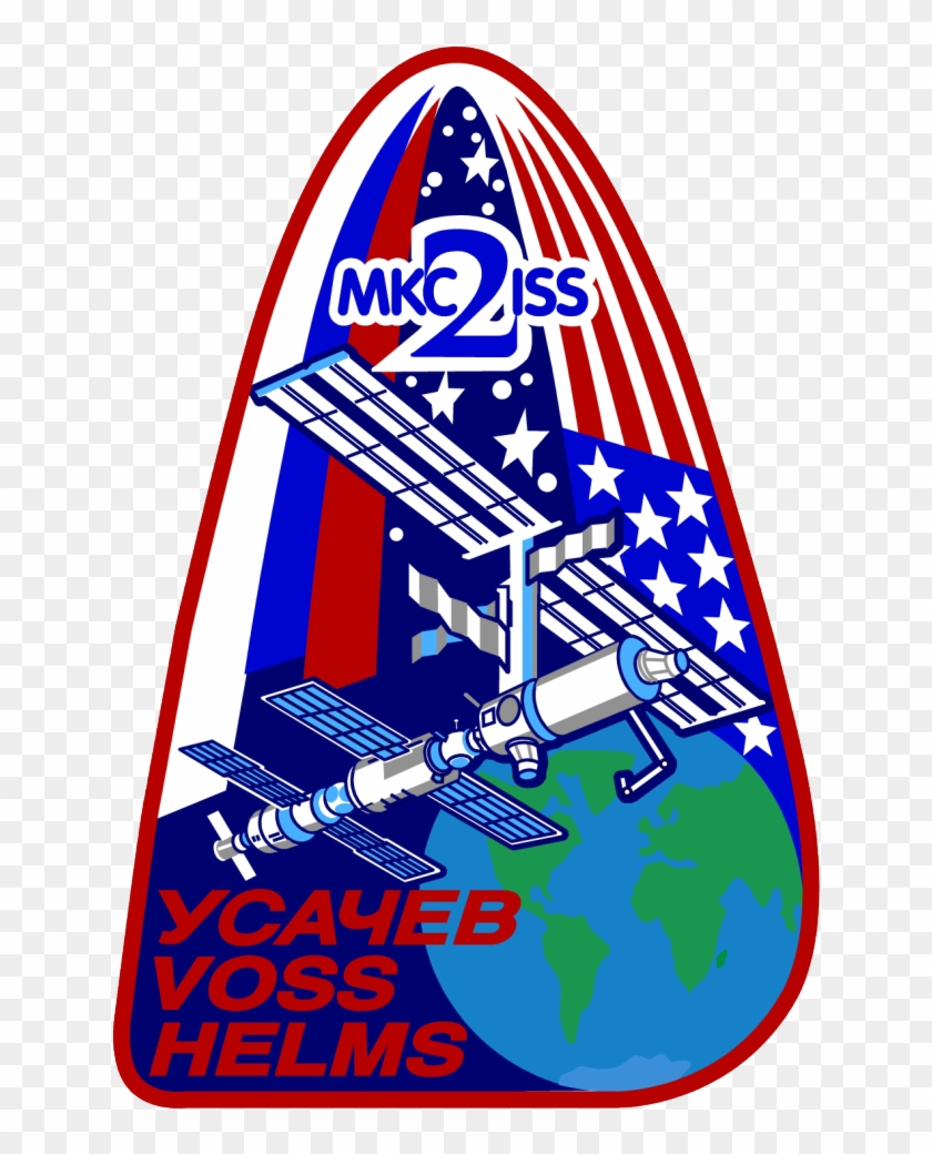 Iss Expedition 2 Mission Patch - Expedition 2 Clipart #2096686