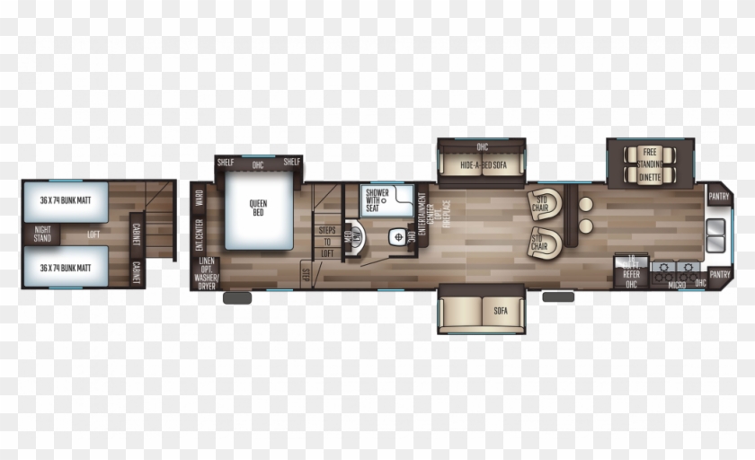 2020 Cherokee 39sr Floor Plan Img - Floor Plan Clipart