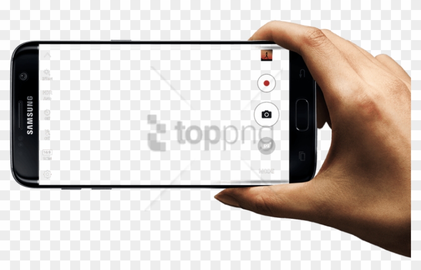 Free Png Download Samsung Galaxy S7 Edge Screen Png - Cell Phone Camera Png Clipart