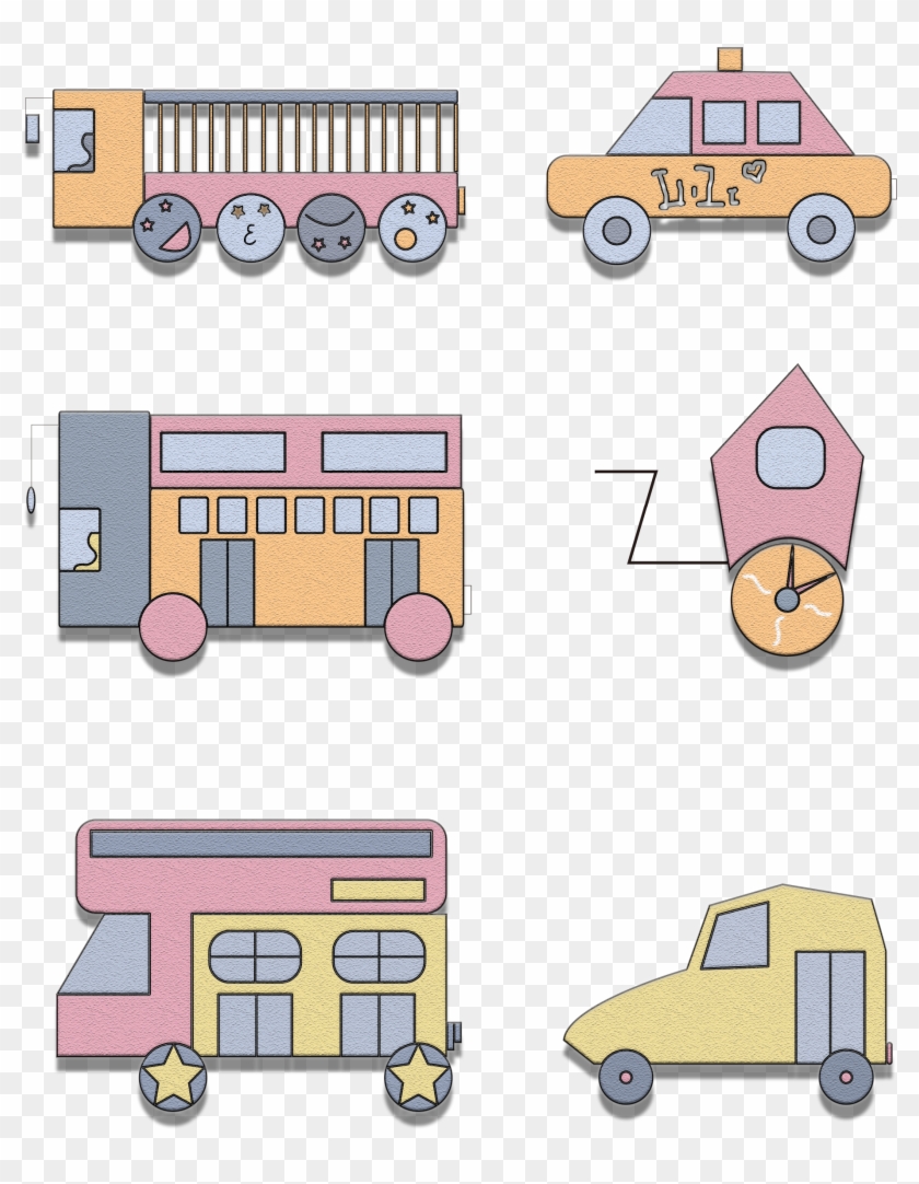 Car Transportation Decorative Pattern Cute Png And Clipart
