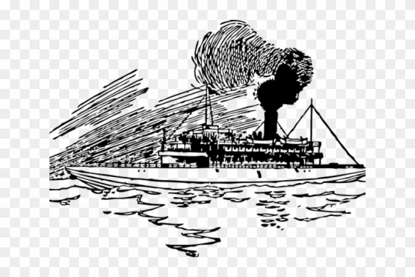 Ship Clipart Steamship - Png Download #2097563