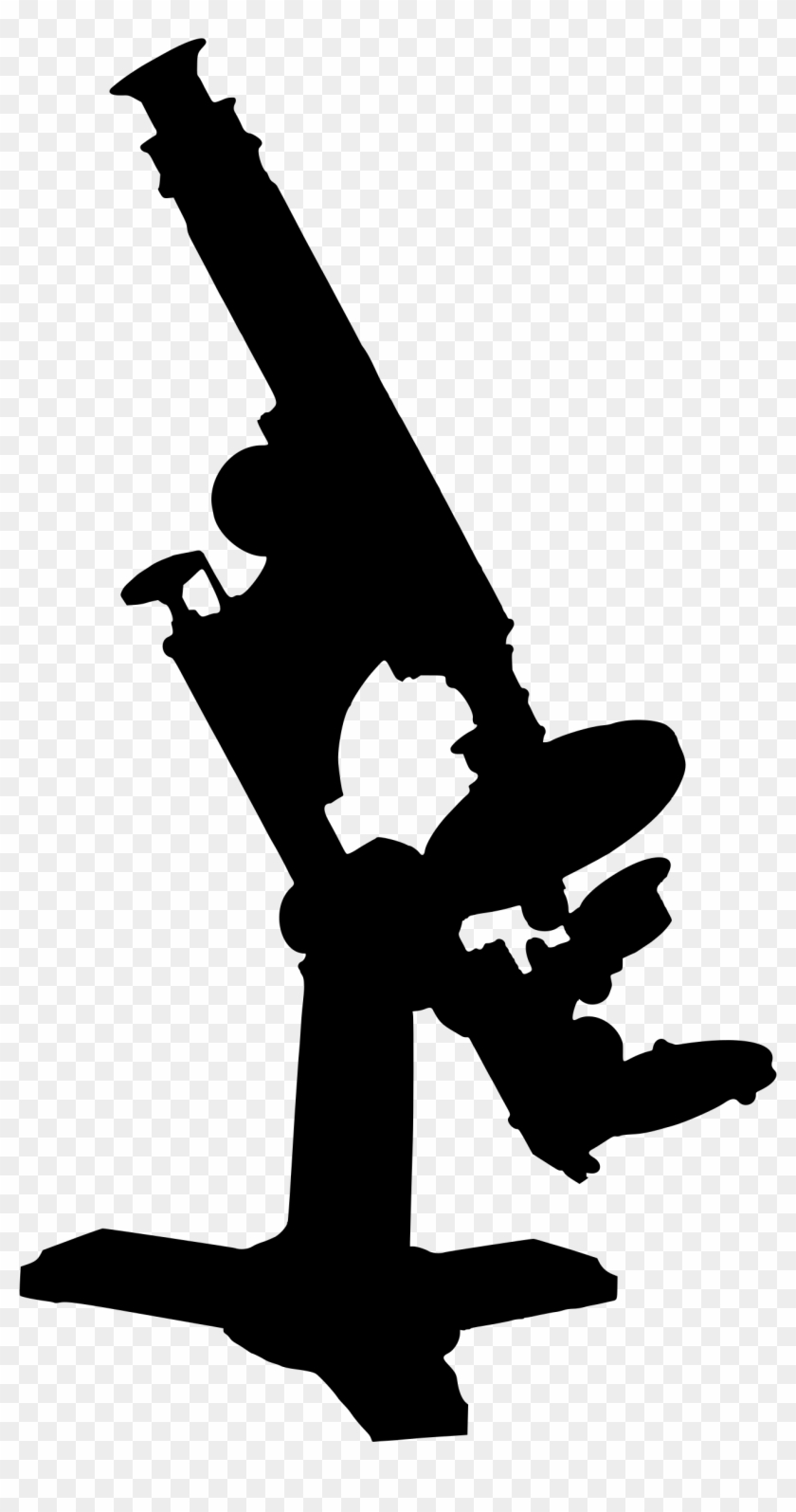 This Free Icons Png Design Of Microscope Silhouette - Silhouette Microscope Png Clipart