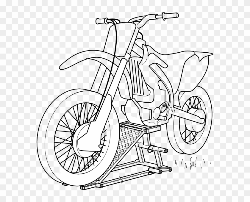 Motorcycle Drawing Clipart
