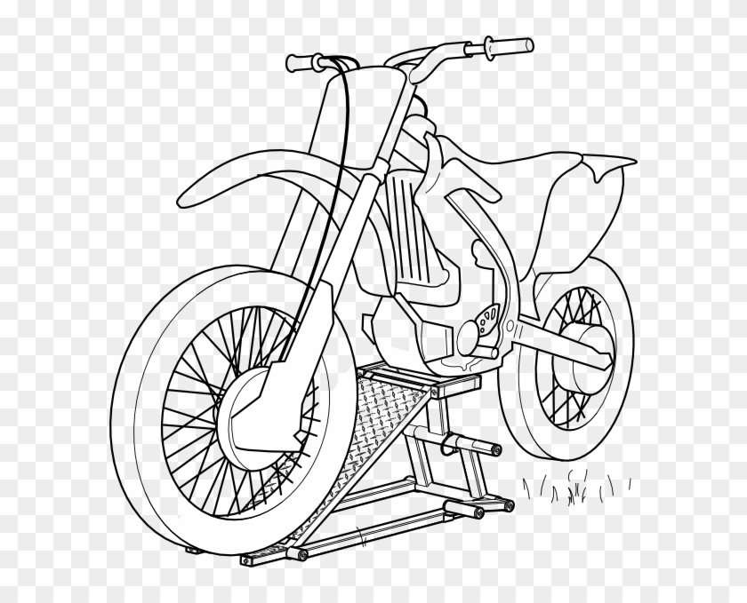 Motorcycle Drawing Clipart #2098650