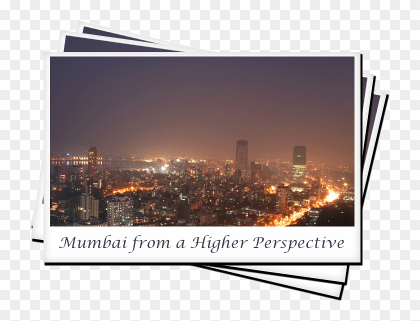 Mumbai Higher Perspective - Mumbai By Night Clipart #2098686