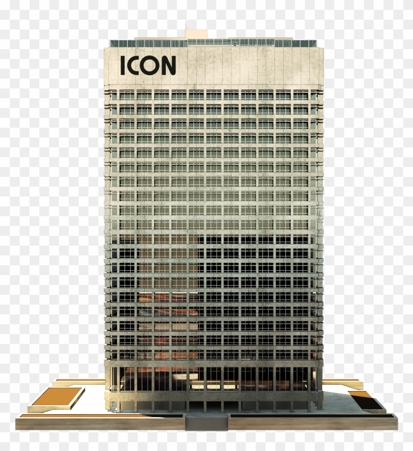Icon Building Image - Skyscraper Clipart