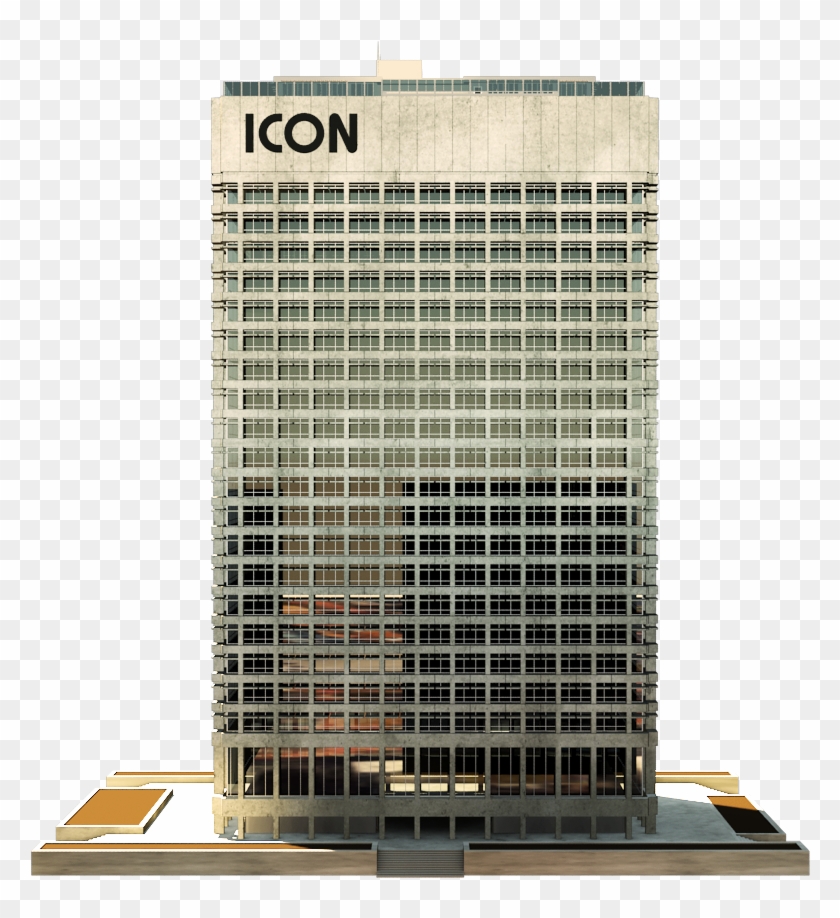 Icon Building Image - Skyscraper Clipart #2098883