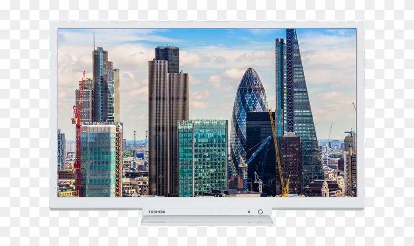 24" Toshiba Hd Ready Tv Front - United Kingdom Clipart