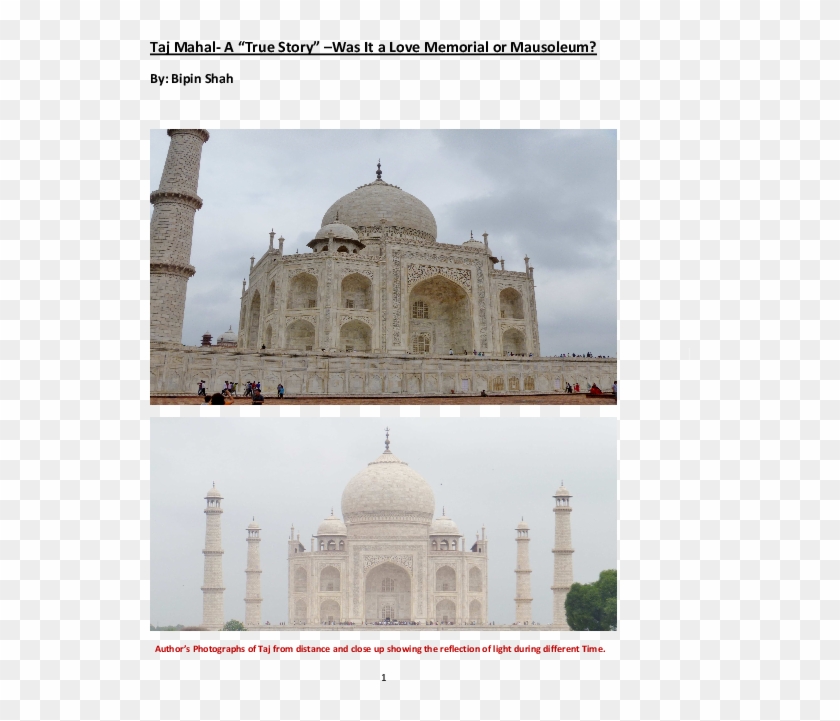 Pdf - Taj Mahal Clipart