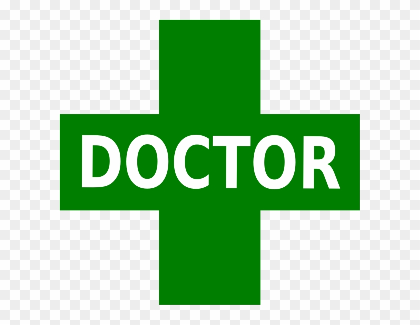 Doctor Logo Green White Clip Art - Doctor Green Cross Logo - Png Download