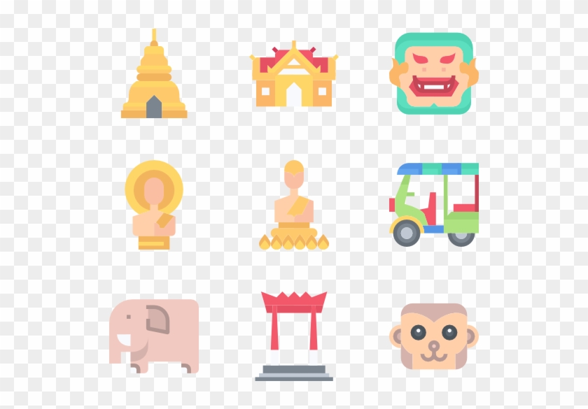 Travel To Thailand - Thai Giant Free Vector Clipart