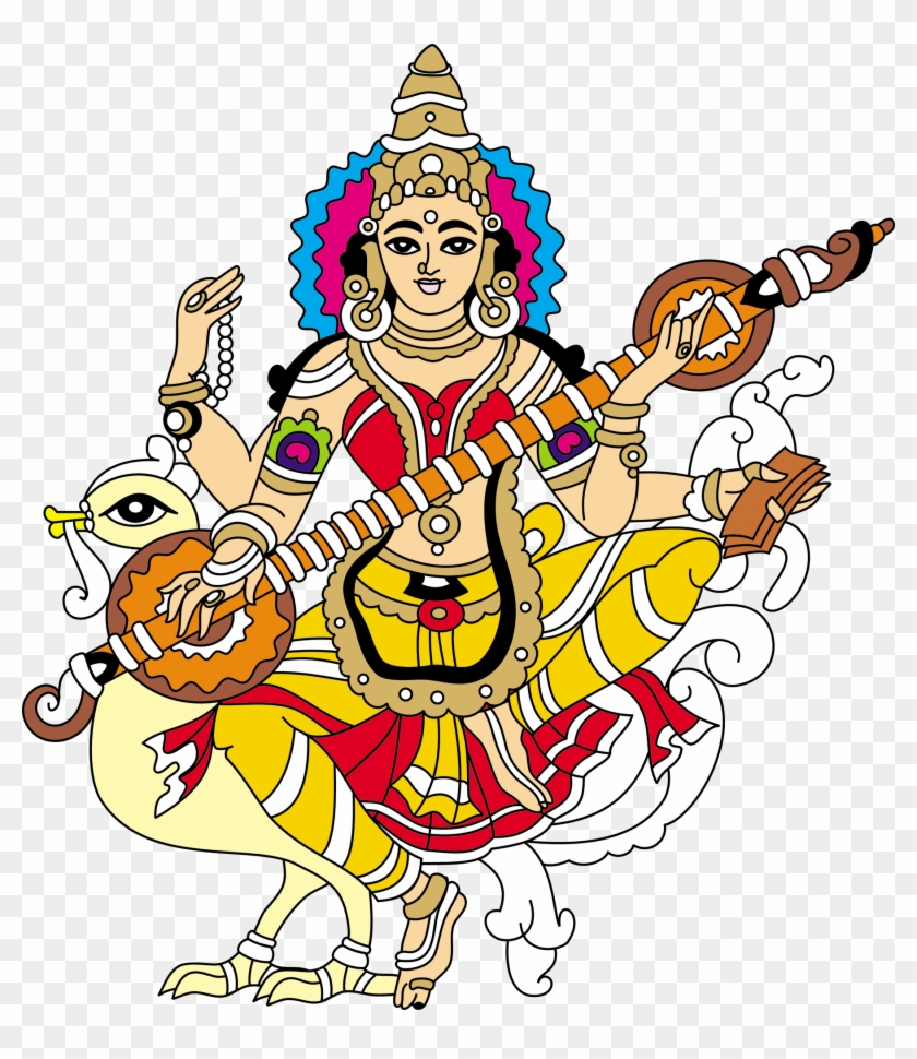 Sri Saraswati Devi Clipart